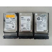 Lot of 3 HP/Dell 146Gb 15k SAS Drives w/ Caddies