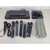 Wireless Microphones and accessories Lot