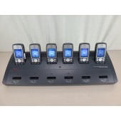 6 CISCO CP-7925G-W-K9 7925 WIRELESS VOIP PHONE WITH CHARGING BASE