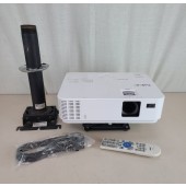 NEC VE303 DLP Projector 283 Hours + Remote & Mount