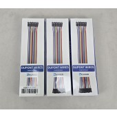 3x Elegoo 120pc Dupont Wire Breadboard Jumper Set for Arduino