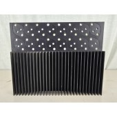 Large Aluminum Heat Sink 9-7/8 x 7-1/2 x 1-1/4 PN 2003-015-D038 REV B