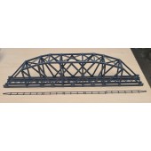 HO SCALE 24 Inch (177 Feet) ARCHED TRUSS BRIDGE Single Track Kit Unassembled