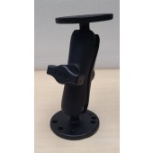 RAM Mounts RAM-B-201U Medium Aluminum and 2 RAM-B-202U Round Plates