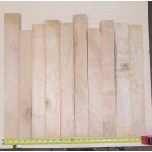 Hardwood Maple Cut Offs Long Craft Wood L18"-22" W2.25"-2.5" T7/8" Lot of 10