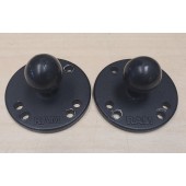 Ram Mount RAM-B-202U Round Plate with 1 inch Ball Size B Qty 2