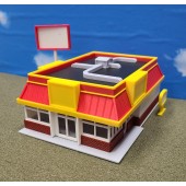 HO Scale Fast Food Restaurant 