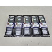 5x Kingston KTT667D2/1G 1GB DDR2 667MT/s Non-ECC SODIMM NEW