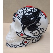 Skull With a Secret – Hidden Deck Box & Dice Storage White,Black,Red