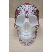 Skull With a Secret – Hidden Deck Box & Dice Storage White,Rose,Red