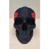 Skull With a Secret – Hidden Deck Box & Dice Storage Black Mulitcolor