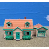 HO Scale House With Garage The Jane
