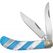 Frost Cutlery Saddlehorn Turquoise MOP