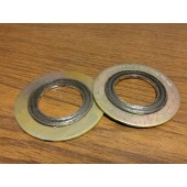 Lot of 2 Teadit 913 1-1/2" B16.20 304-XHR / CS Spiral Wound Gaskets 