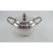 Reed & Barton 3610 Silver Soldered U.S.N. Sugar Bowl Vintage