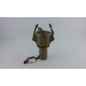 Tough-Tite Brass 1-1/2" Hose to 1-1/2" M Cam & Groove Coupling ETC-TT A15E