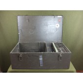 U.S. Military Metal Workers Wooden Toolbox 34 X 20 X 11