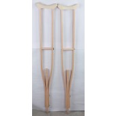 Wood Crutches Adjustable 48" to 60"  Calley & Currier