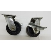 RWM 5" Swivel Plate Caster With Brake set of 2 