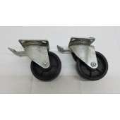 Payson 200/5 5" Swivel Plate Caster With Brake set of 2 Medium Heavy