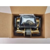 Schlage F10 ACC 505 605 Wakefield Accent Passage Lever, Bright Brass RH