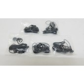 HTC HS-S300 MINI USB HANDSFREE HEADSET STEREO HEADPHONES & VOLUME CONTROL Lot of 5