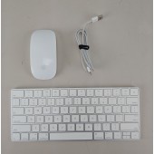 Apple Mouse + Keyboard w/ Charging Cable