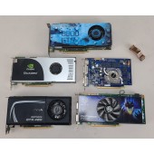 LOT OF 5 BFG, EVGA, NVIDIA, and PNY Graphics Cards
