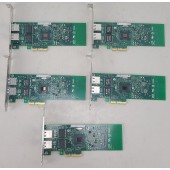 Lot of 5 Intel Gigabit ET Dual-Port PCIe x4 Server Adapter Card P/N: E1G42ETBLK