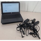 Lot of 3 HP Chromebook 11 G5 EE Intel Celeron 4GB 16GB SSD