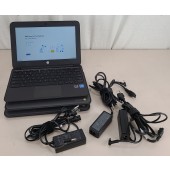 Lot of 3 HP Chromebook 11 G4 Laptop Intel Celeron N2840 4GB 16GB SSD