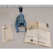 Vintage Turner +2 Transistorized Microphone w/ Original Instruction Manual + Spec. Page