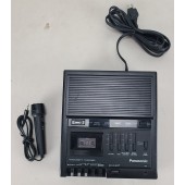 Panasonic RR-930 Microcassette Transcriber Recorder Black w/ Microphone NO PEDAL