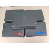 Lot of 25 Hewlett Packard 11 G6 EE Chromebooks 7265NW No Batteries FOR PARTS