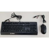 MSI Vigor GK20 Gaming Keyboard + MSI Clutch GM08 Gaming Mouse w/ Multicolor LED