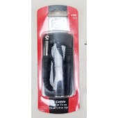 Hosa Technology YPP-111 Y Cable 1/4 in. TS to Dual 1/4 in. TSF Audio Cable