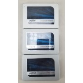 Lot of 3 Crucial 2.5" SSD Tested 91-94% 2x 250GB 1x 275GB