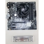 Asus Prime B350M-A Motherboard w/ AMD Ryzen 5 2400G + Faceplate