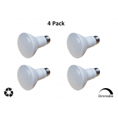 Reliance R20 LED Bulb DImmable Flood 8W 550lm 2700K 60W Equal 4-Pack