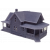 N Scale "The Silverdale " Model House 1:160 Two Story 
