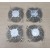 4 Round 90mm x 25mm Heatsinks Aluminum