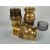 3 X Brass Pt Coupling 15F 1.5" Male NPT X 1.5" Cam & Groove Female