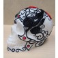 Skull With a Secret – Hidden Deck Box & Dice Storage White,Black,Red