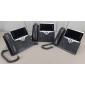 Lot of 3 Cisco CP-8851 Office Phone w/ Handsets, Cords, and Stands NO AC ADAPTER